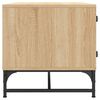 vidaXL Couchtisch mit Glast&uuml;ren Sonoma-Eiche 68,5x50x50 cm