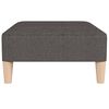 vidaXL Fu&szlig;hocker Dunkelgrau 78x56x32 cm Stoff