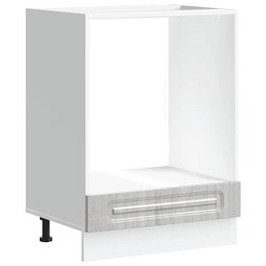 vidaXL Herdumbauschrank Kalmar Grau Sonoma Holzwerkstoff