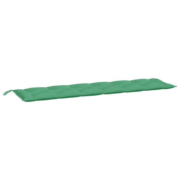 vidaXL Gartenbank-Auflage Grün 200x50x7 cm Oxford-Gewebe