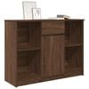vidaXL Sideboard mit Schublade Braun Eichen-Optik 101x35x76 cm