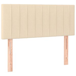 vidaXL Kopfteil Creme 80x5x78/88 cm Stoff