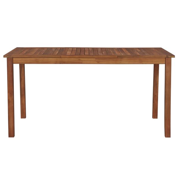 vidaXL Gartentisch 150x90x74 cm Massivholz Akazie