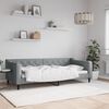 vidaXL Tagesbett Hellgrau 90x200 cm Stoff