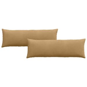 vidaXL Sofakissen 2 St&uuml;ck Braun 120 x 40 cm Cordstoff