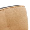 vidaXL B&uuml;rodrehstuhl Beige Gelockter woll&auml;hnlicher Stoff