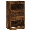 vidaXL Schuhschrank mit 2 Klappen R&auml;uchereiche 60x42x108 cm