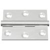 vidaXL Scharnier 720 pcs Silber 50 x 38 x 1,3 mm Stahl