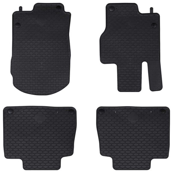 vidaXL Autofu&szlig;matte 4 pcs Schwarz Geeignet f&uuml;r MB GLE , GLS 2019-