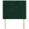 vidaXL Kopfteil Dunkelgr&uuml;n 90x5x118/128 cm Samt