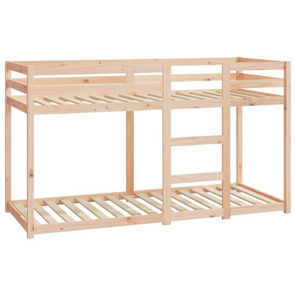vidaXL Etagenbett 75x190 cm Massivholz Kiefer