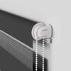 vidaXL Doppelrollo Schwarz 60x100 cm Stoffbreite 55,9 cm Polyester