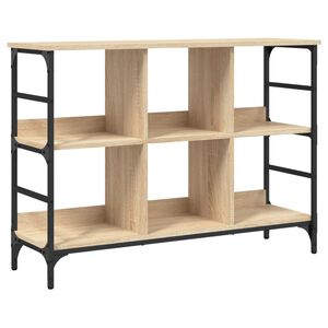 vidaXL Sideboard Sonoma-Eiche 102 x 32 x 73,5 cm Holzwerkstoff