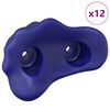 vidaXL Klettergriff 12 Stk. Blau 100 x 67 x 43 mm PP