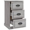 vidaXL Nachttisch Grau Sonoma 39x39x67 cm Holzwerkstoff