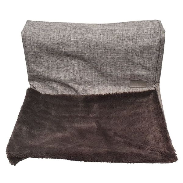 Kerbl Katzenh&auml;ngematte Paradies 45x30 cm Grau