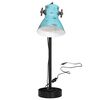 vidaXL Schreibtischlampe 25 W Blau 15x15x55 cm E27