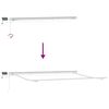 vidaXL Einziehbare Markise Mehrfarbig 500 x 350 cm Stoff und Stahl