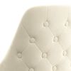 vidaXL Esszimmerstuhl Creme Samt
