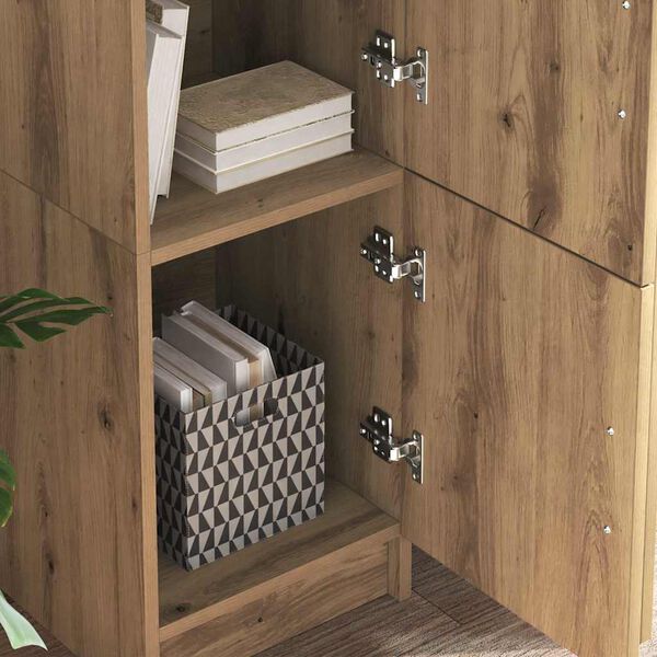 vidaXL Schreibtisch 2 pcs Artisan-Eiche