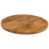 vidaXL Tischplatte &Oslash; 50x3,8 cm Rund Massivholz Mango