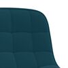 vidaXL Esszimmerstuhl Drehbar Blau Samt