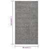 vidaXL Teppich Kurzflor 80x150 cm Grau