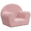 vidaXL Kindersofa Rosa Weicher Pl&uuml;sch