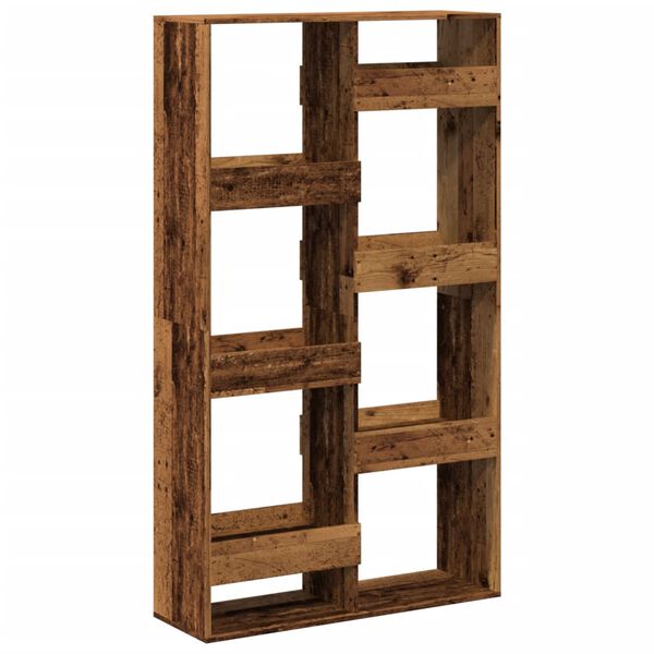 vidaXL B&uuml;cherregal Altholz-Optik 100x33x175 cm Holzwerkstoff