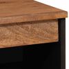 vidaXL Sideboard mit Speicher Akazienbraune Oberfl&auml;che 60 x 33 x 75 cm
