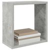 vidaXL W&uuml;rfelregale 4 Stk. Betongrau 30x15x30 cm