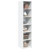 vidaXL Highboard Wei&szlig; 40x41x185 cm Holzwerkstoff