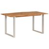 vidaXL Esstisch 154x80x76 cm Massivholz Akazie