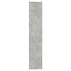 vidaXL Spiegelschrank mit LED Betongrau 91x15x76,5 cm