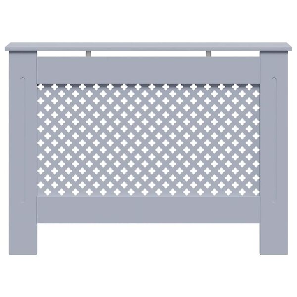 vidaXL Heizk&ouml;rperverkleidung Anthrazit 112x19x81,5 cm MDF