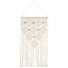 vidaXL Makramee Wandbehang 40x80 cm Baumwolle