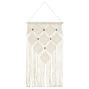 vidaXL Makramee Wandbehang 40x80 cm Baumwolle