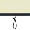 vidaXL Au&szlig;enrollo 100 x 250 cm Cremewei&szlig;
