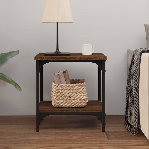 vidaXL Beistelltisch Braun Eichen-Optik 40x30x42 cm Holzwerkstoff