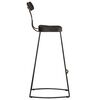 vidaXL Barhocker 2 Stk. Schwarz 49x43x103 cm Mango Massivholz