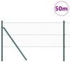 vidaXL Zaunpfosten Grau 50 x 0,6 m (25 mm Mesh) Stahl und PVC