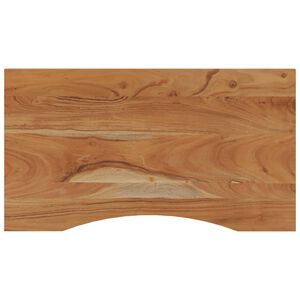 vidaXL Schreibtischplatte 100x50x2,5 cm Rechteckig Massivholz Akazie