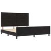 vidaXL Boxspringbett mit Kopfteil Schwarz 180 x 200 cm Samt