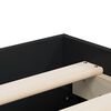 vidaXL Bettgestell mit Schubladen Schwarz 140x190 cm Holzwerkstoff