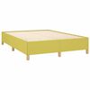 vidaXL Bettgestell ohne Matratze Gr&uuml;n 140x190 cm Stoff