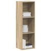 vidaXL Bücherregal/TV-Schrank Sonoma Eiche 36x30x114 cm Holzwerkstoff