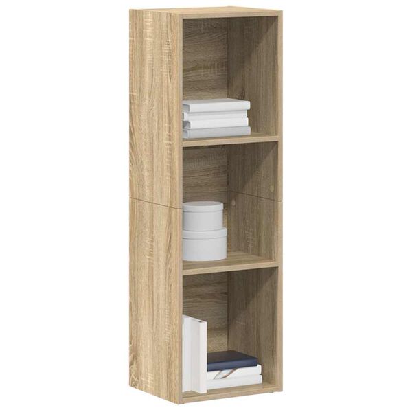 vidaXL Bücherregal/TV-Schrank Sonoma Eiche 36x30x114 cm Holzwerkstoff