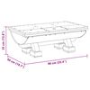 vidaXL Couchtisch Natur 90 x 50 x 35 cm Holz