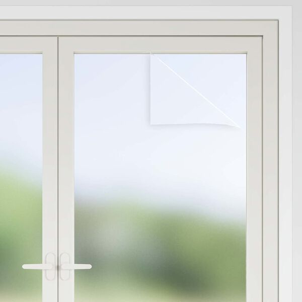 vidaXL Fensterfolie Matt Grau 0,9x20 m PVC