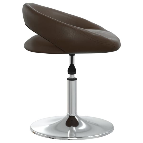 vidaXL Barhocker Braun Kunstleder